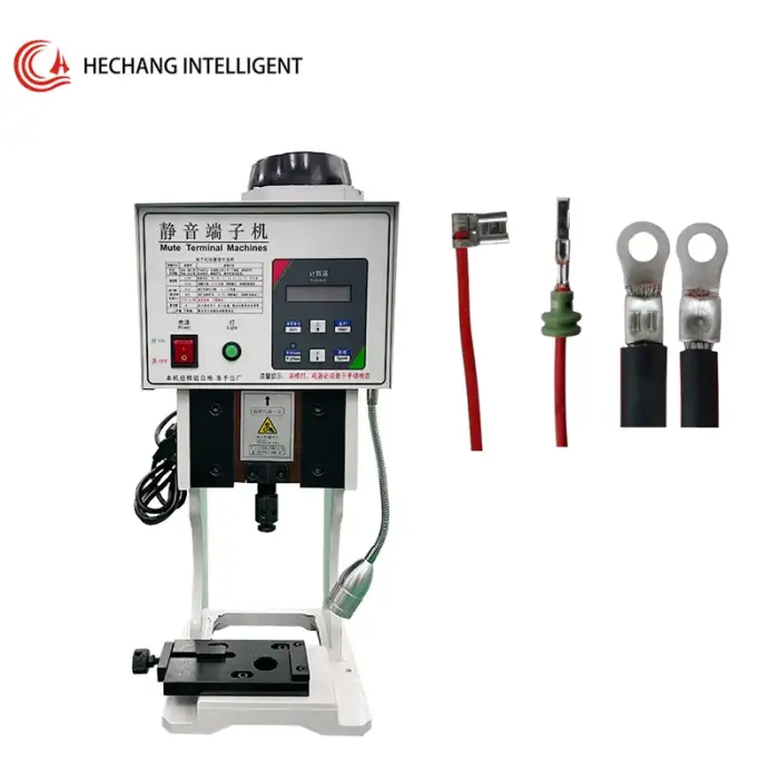 Terminal crimping machine press suitable for maximum 10 sqmm wire cable