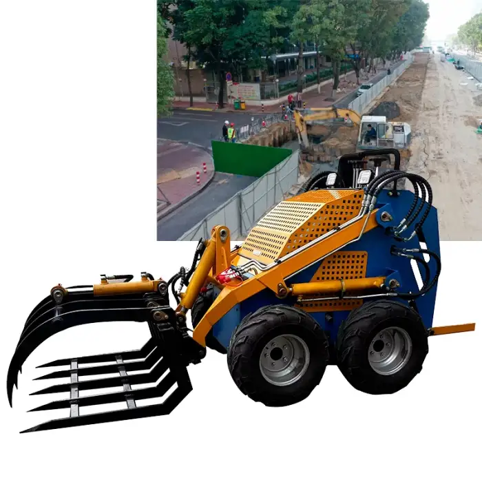 Construction Wheel Loader Machine 200kg Wheeled Tracked Skid Steer Loader