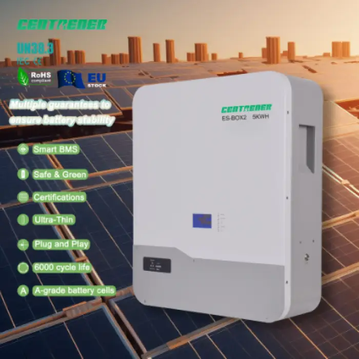 48V LiFePO4 Wall Mount Solar System with Lithium Ion Energy Storage for Household Backup.