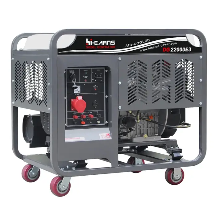 Air-Cooled Two-Cylinder 2V98 Diesel Fuel 20kVA 16kW Generator