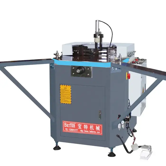 Aluminum window and door corner crimping machine