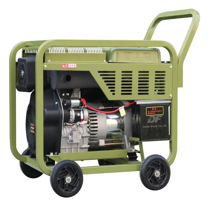 10kW 12KVA 1105FDE Engine Air-Cooled Single Cylinder Portable Diesel Generator