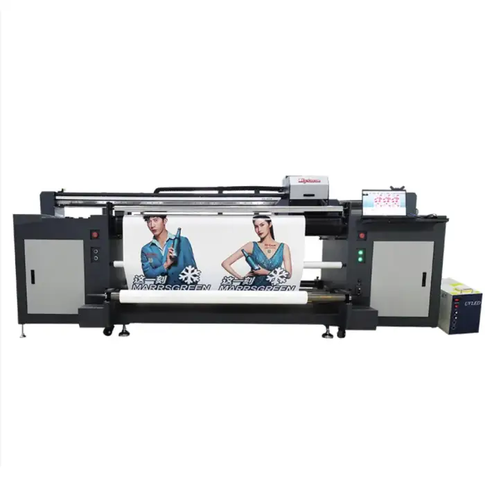 professional hybrind UV printers with 4 heads i3200-e1 printhead auto up and down head capping and auto measure height