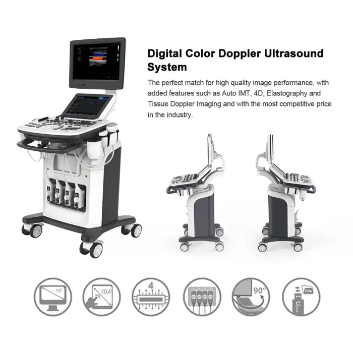 Medical veterinary ultrasound machine for vet pregnancy scan