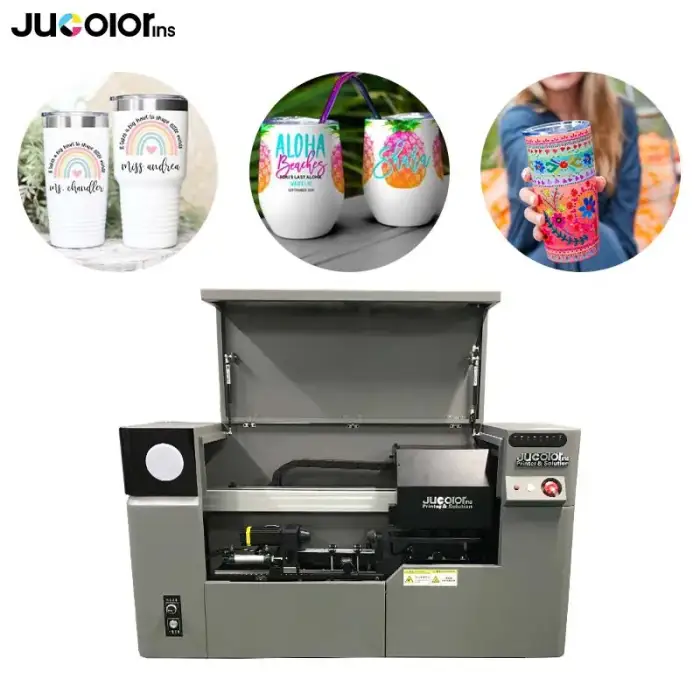 Digital Bottle 360 Degrees Printing Machine for Tumbler Glass Can Flask