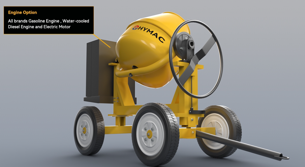 500L Electric Concrete Mixer