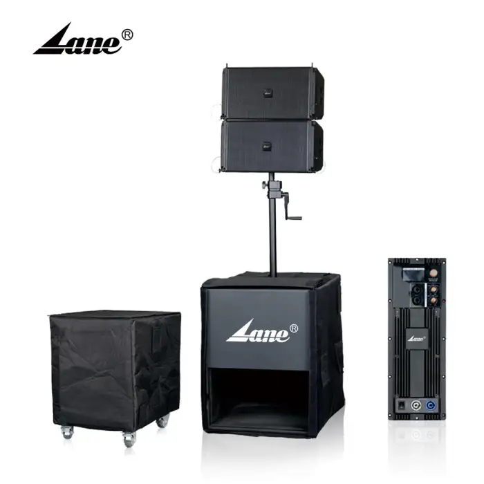 Lane MX2.1  Super Bass Portable PA Waterproof 18 inch Active Line Array Sound System Speaker