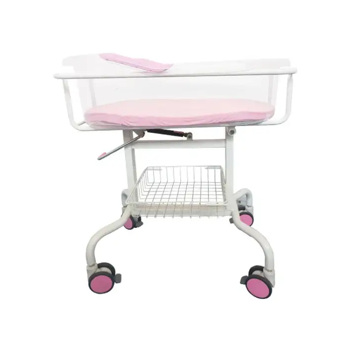 Luxury Hospital Baby Bassinet, Medical Hospital Baby Bed plastic Infant Crib