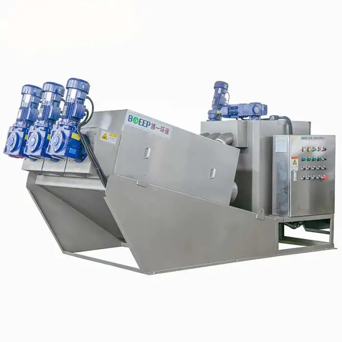 biogas sludge dewatering machine for wastewater sewage handling process systems anaerobic digestate