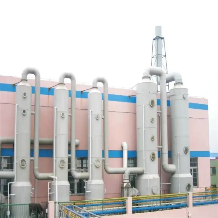 Waste Gas Absorption Tower Gas Purification fiberglass Tower