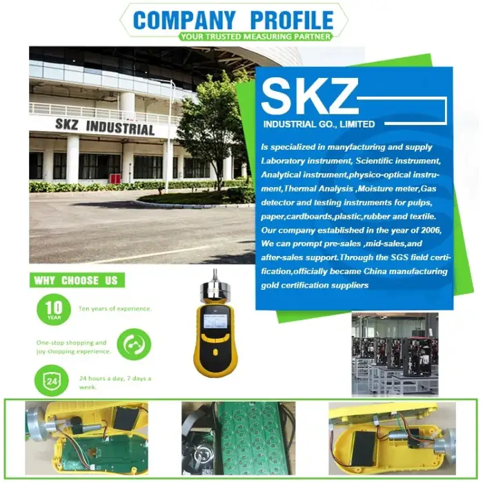 SKZ1050 Anti-poisoning 0-5%VOL Combustible gas EX gas testing machine