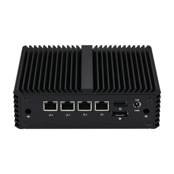 Qotom Desktop Mini PC Q10722G4 Celeron N5105 4 Ethernet Fanless Mini Computer