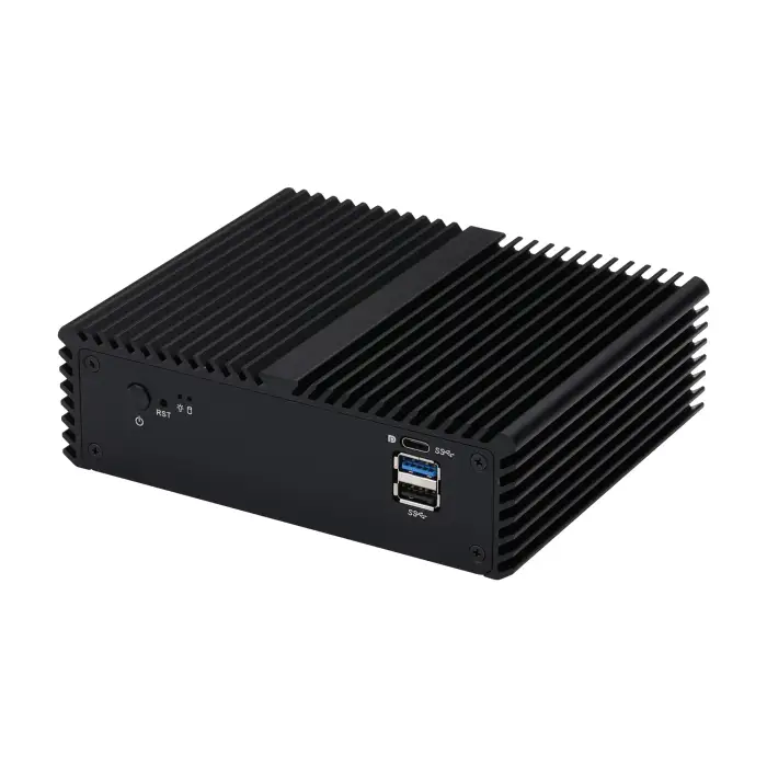 Qotom Desktop Mini PC Q10722G4 Celeron N5105 4 Ethernet Fanless Mini Computer