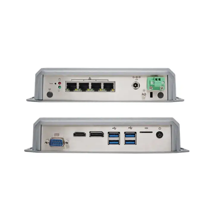 J4125 J1900 Mini PC window 10 Mini Computer linux Wifi 4*network interface firewall mini pc fanless embedded computer