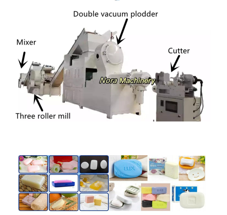 500-1000KG Per Hour Soap Production Line