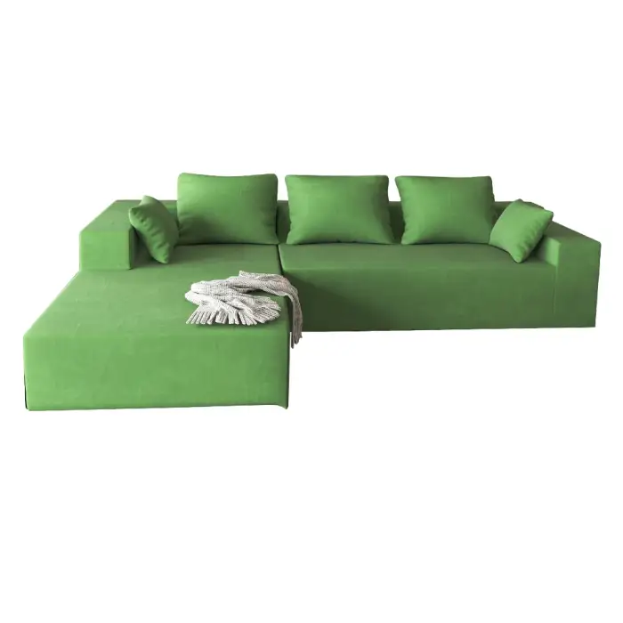 Sectional Modular sofas White combination Couch Living Room I or L-shape Sofa bed