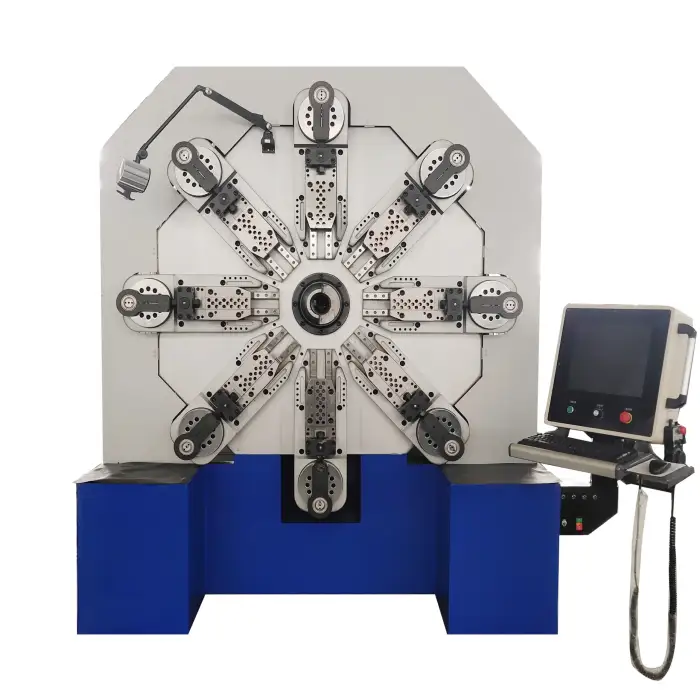 Spring making machine used wire stripping machine or double wire binding machine