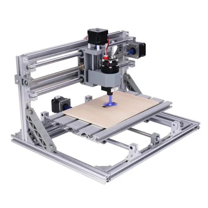 2 in 1 Wood or Acrylic or PCB or PVC CNC 3018 Carving Laser Engraving Milling Machine With Offline