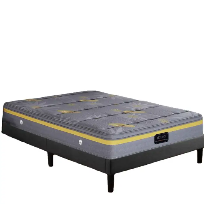 Foldable Hotel Bed Style Gel Memory Foam High Density Foam King Size Strong Support Spring Mattress