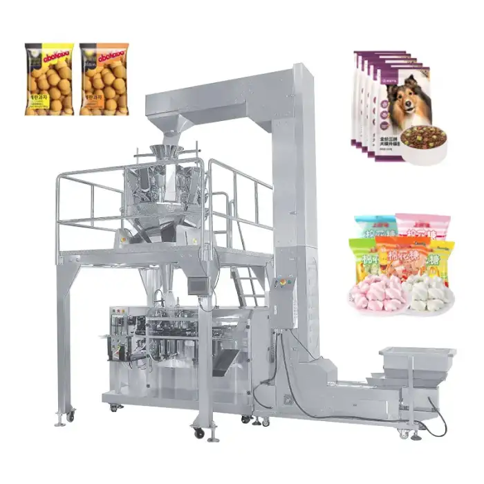 High Quality Fully Automatic Gummy Candy Rotary Premade Bag Pack Machine for Pellet