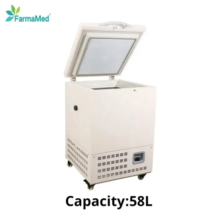 FarmaMed Mini Medical Freezer Deep Low Temp Vaccine Freezer Ultra Low Negative Temperature Freezer