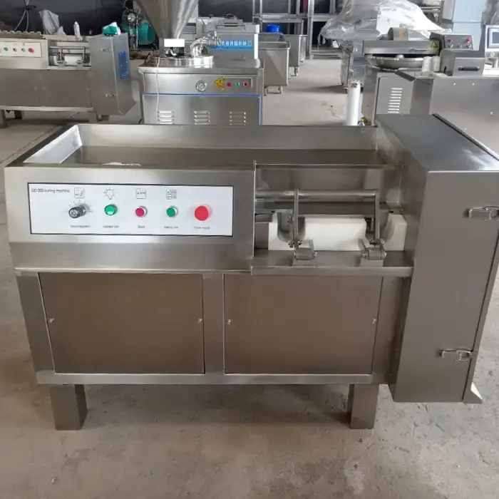 TDR-550 Stainless Steel Dicing Machine Slicing Equipment for Boneless Meat