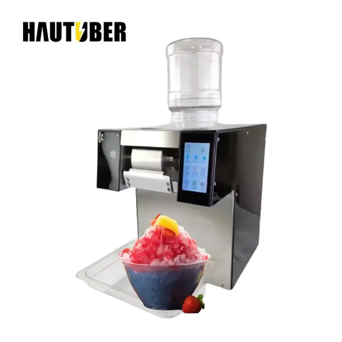 Desktop Small Air-Cooled Snowflake Ice Machine Automatic Portable Electric Shaved Retoro Snowflake Ice Machine