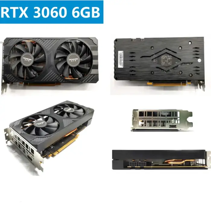 RTX 3060 Graphics Card 6 or 12Gb Gpu laptop PCIE 4.0 192-bit Dual-Fan gaming Video card