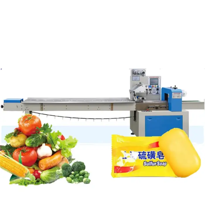 Horizontal Model Multi-Function Packaging Machines Ice Cream Popsicle Pillow Packaging Machinery For Food