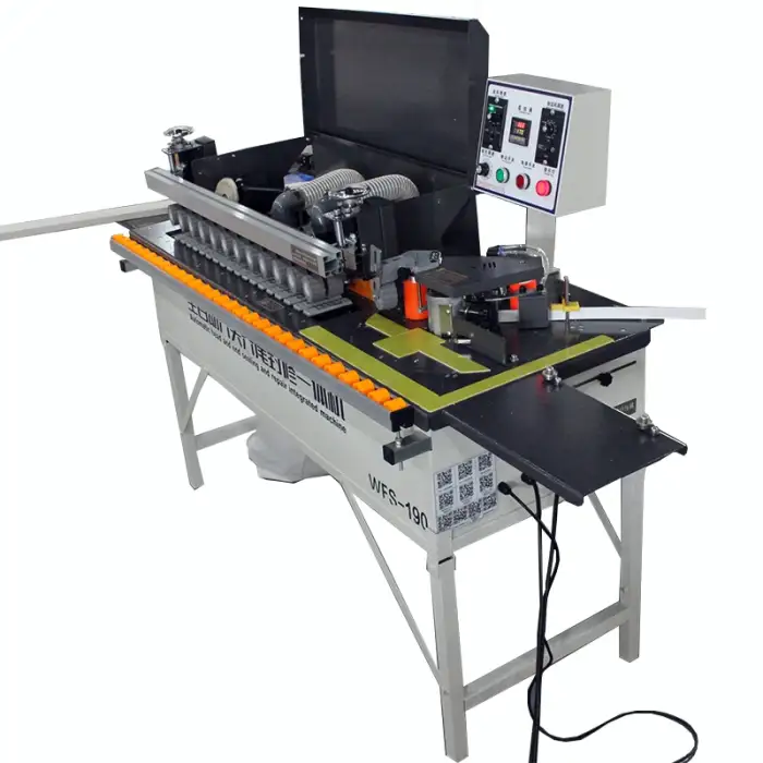 Woodworking machinery With horizontal automatic edge