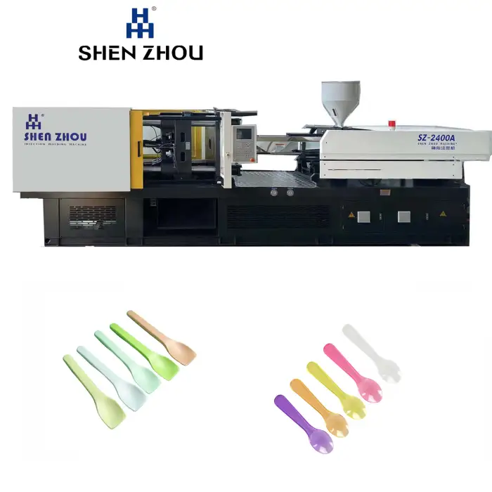 Plastic Disposable Ice Cream Spoon Pla Colorful Ice Cream Tasting Spoons Recycle Making Injection Molding Machine