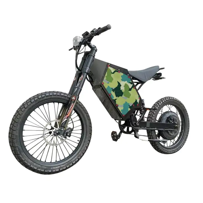 Chun Electronics 72V electric dirt bike with battery