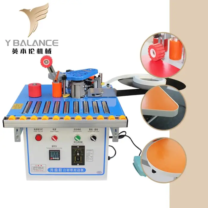 Portable pvc edge banding machine ME-3 straight and curve