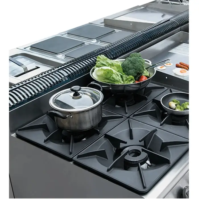 Commercial Six Burner Gas Ranges Stoves With Oven