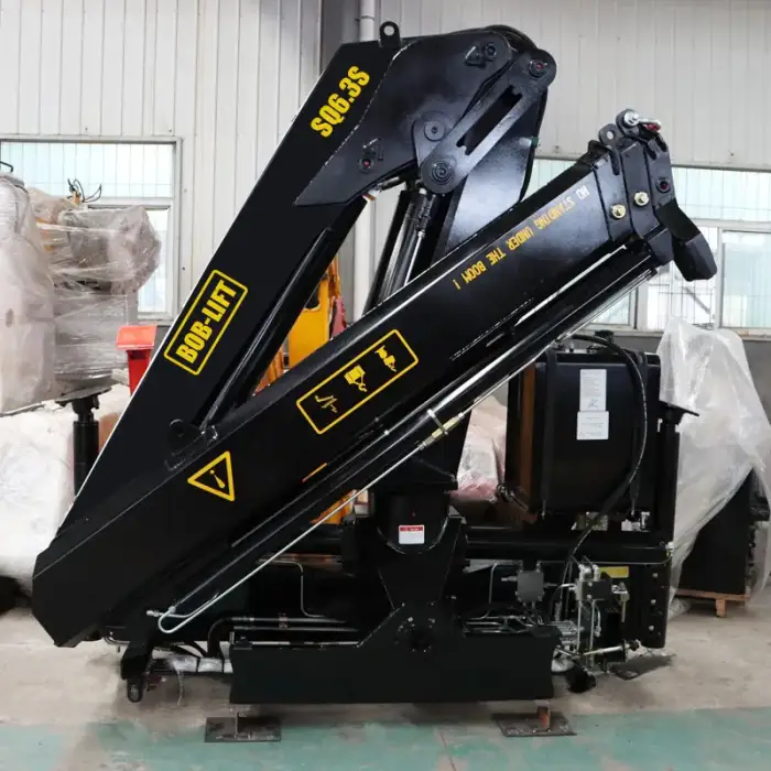 BOB-LIFT Truck Mounted Crane 3~8 Ton New Crane Customizable 1~30 Ton Telescopic Knuckle Boom Truck Mounted Crane For Sales