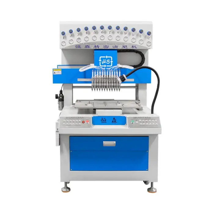 PVC Logo Dispensing Machine 12 Colors Shoe Sole and Upper PVC Silicone Product Molding Machine