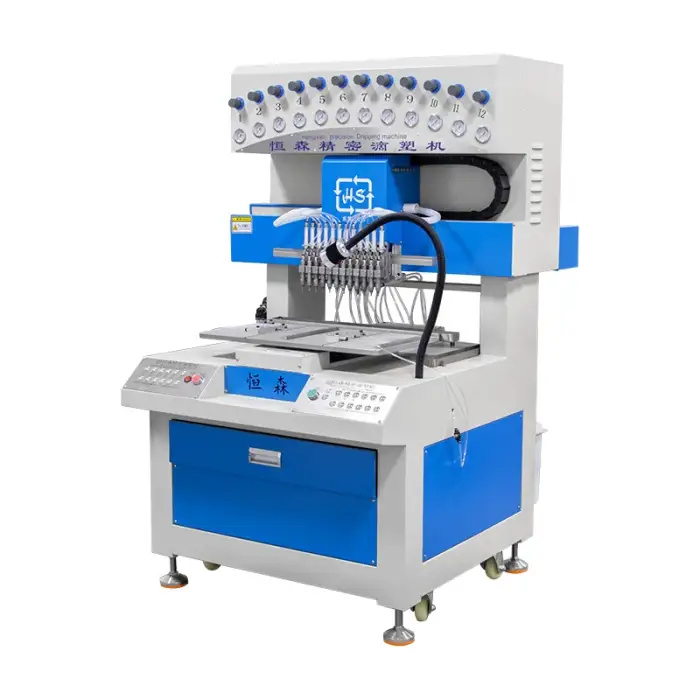 PVC Logo Dispensing Machine 12 Colors Shoe Sole and Upper PVC Silicone Product Molding Machine