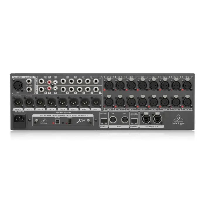 Behringer X32 Digital Mixer 32 Channels 16 XLR Mic Line Inputs Studio Music Equipment Rack Mixer