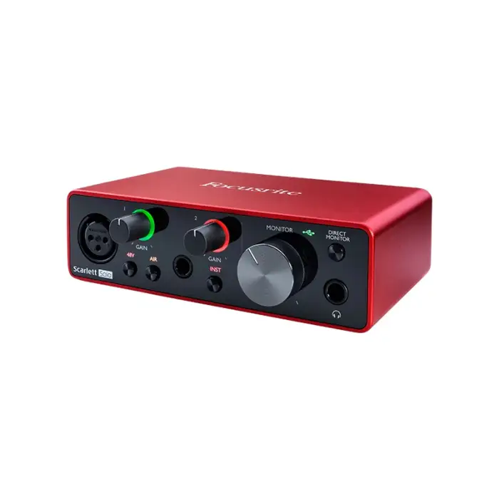 Scarlett Studio  Recording Sound Card Set 2 Input 2 Out Usb Audio Interface With Condenser Mic