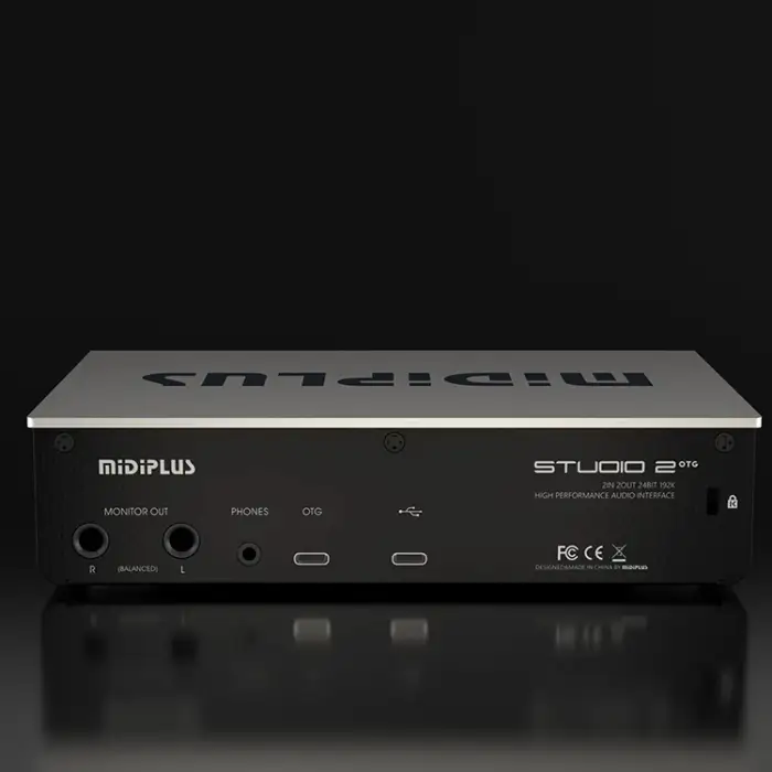 Midiplus Studio 2 OTG Studio Audio Interface 2 in 2 out USB Audio Mixer Recording Podcast Sound Card for Music Love