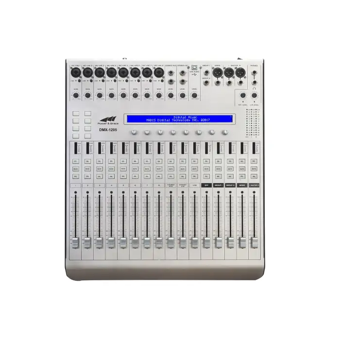 12 Channels Audio Digital Recorder Mixing Console