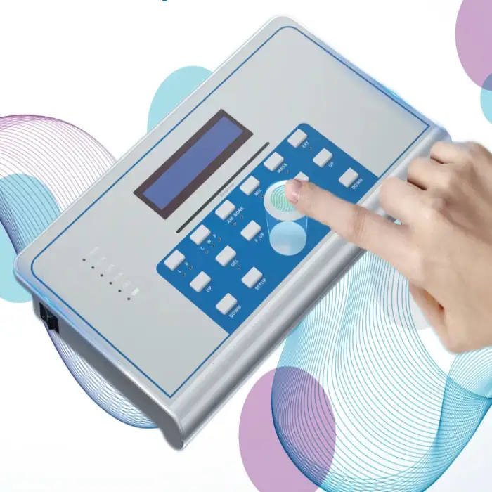 portable clinical audiometer headphones medical diagnostic machine