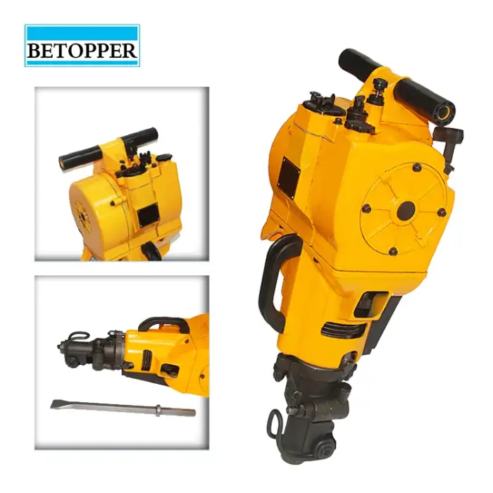 Vertical manual portable borehole gasoline YN27C hard rock drilling machine for granite