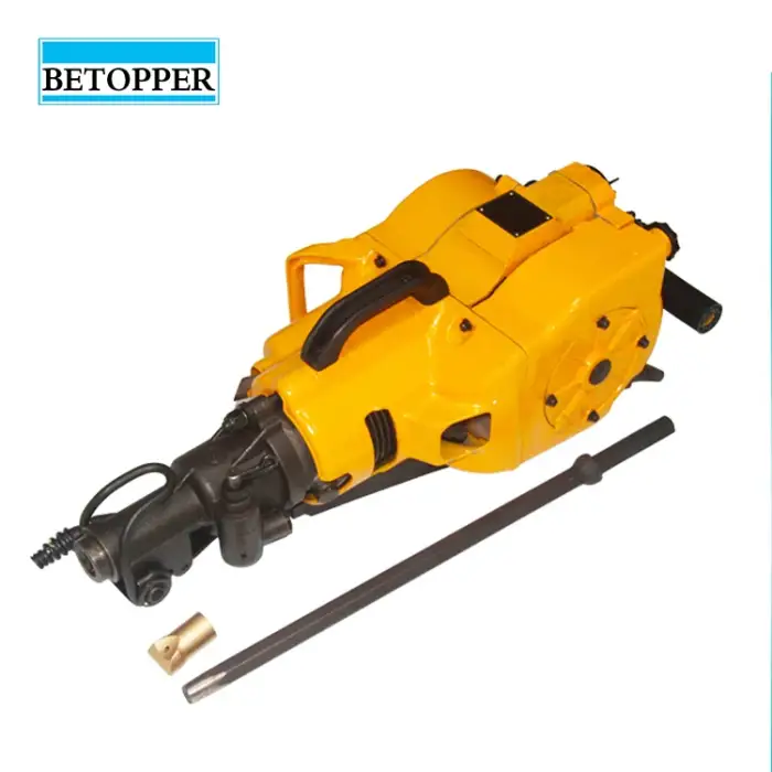 Vertical manual portable borehole gasoline YN27C hard rock drilling machine for granite