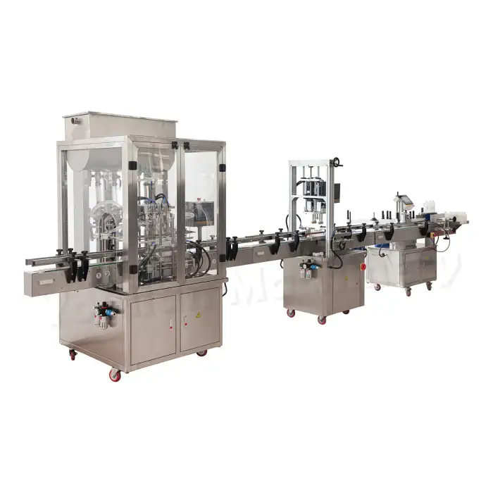 Electric Automatic Liquid Bottle Filling Machine for Oil Chemicals Beverages Core Motor PLC Components Food Shops