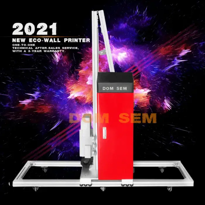 DOMSEM Automatic Vertical Wall Printer for 3D Wall Printing