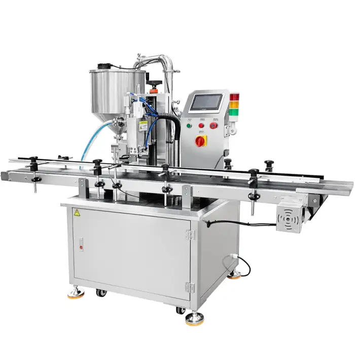 Semi automatic high viscosity rotor pump mayonnaise filling machine for food sauce