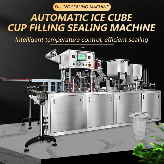 Big Capacity Automatic Ice cube Ice Tube Ice Ball Cup Volumetric Filling Sealing Packaging Making Machine