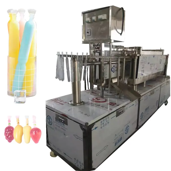 Large Capacity Ice Cream Ice Pop Filling Packaging Sealing Machine Automated Production