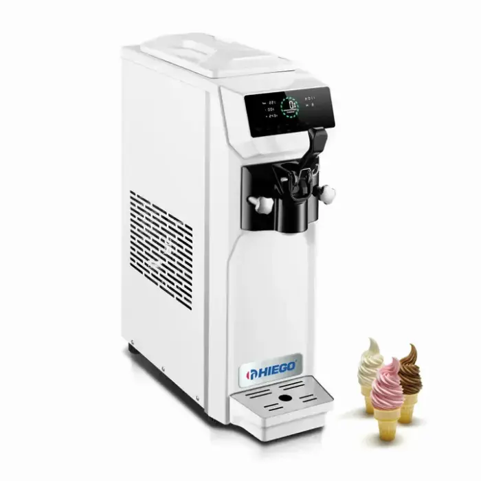 ice cream device commercial fully automatic small desktop cone sundae soft ice cream machine ice cream machine